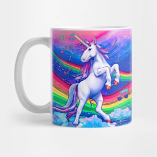 Unicorn dancing with Rainbow Mug